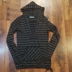 Maurices Black & Gray Top